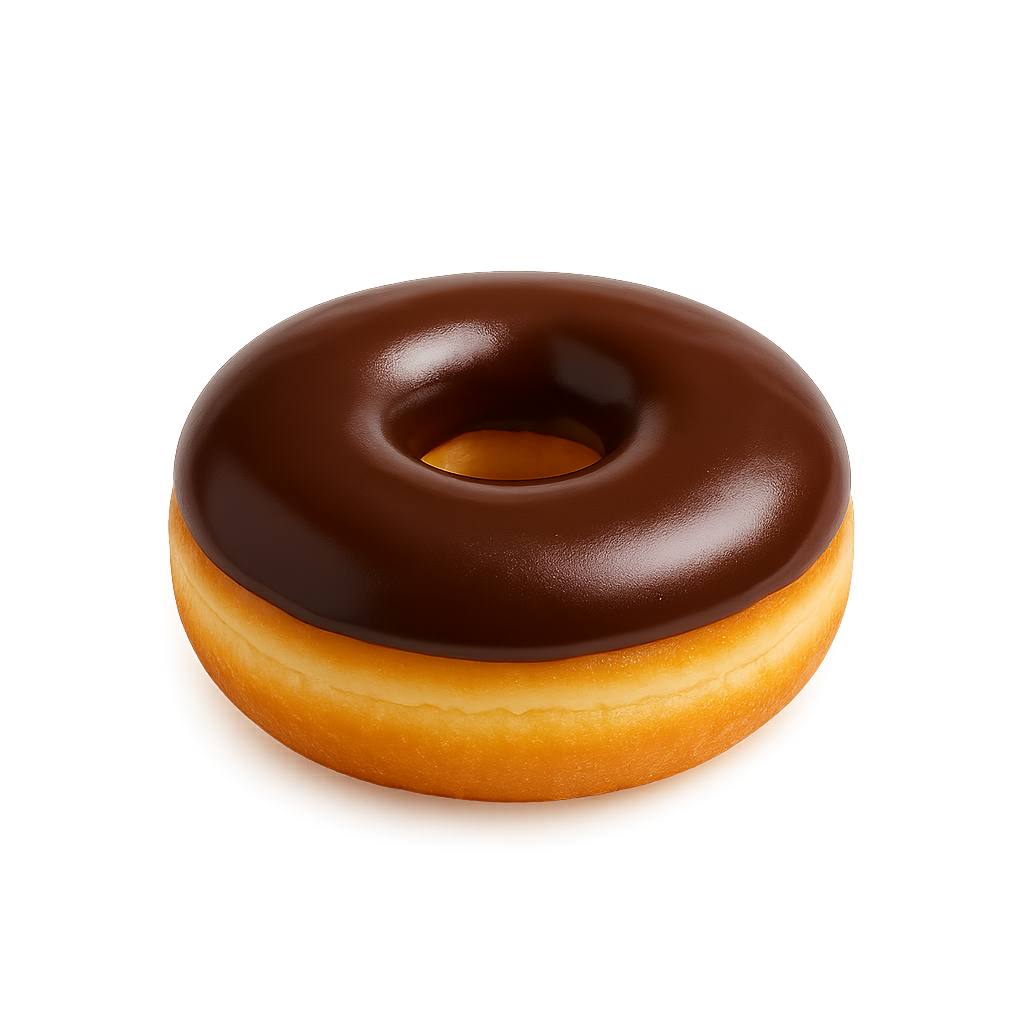Dona Glaseada de Chocolate